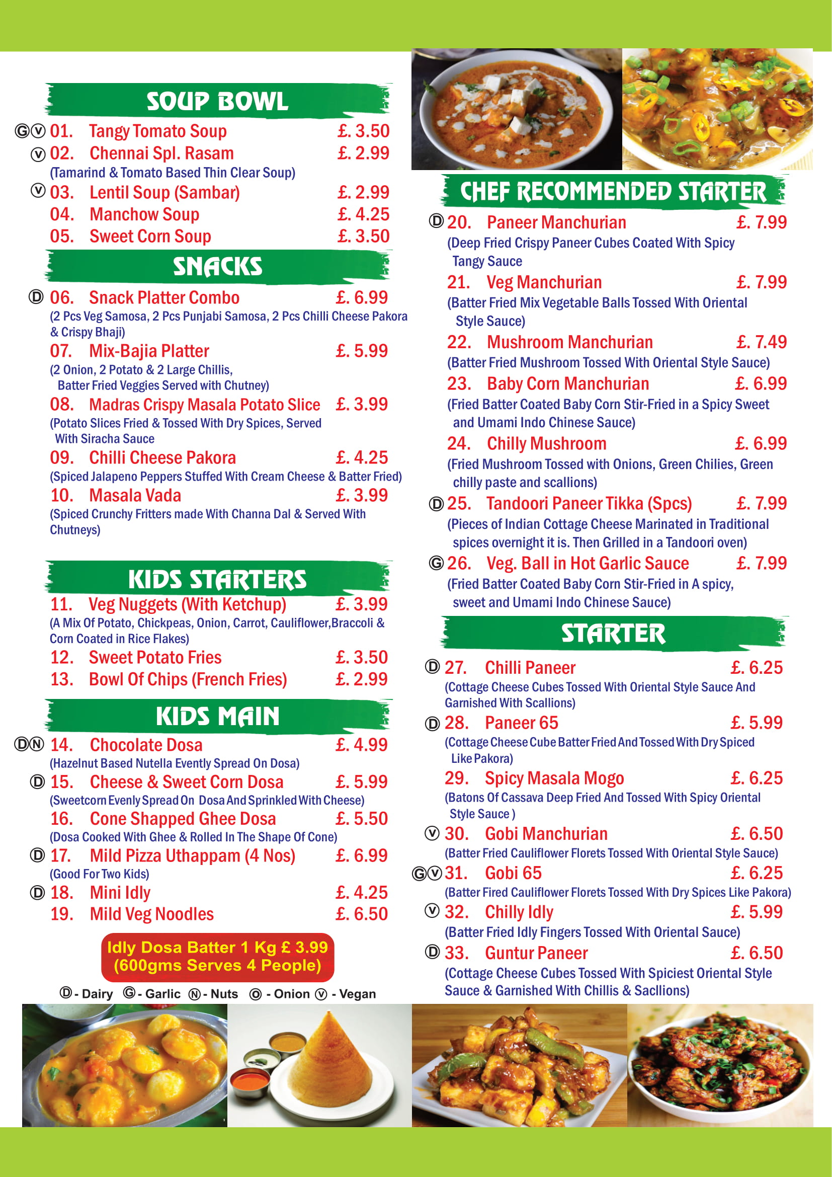 Reading Crispy Dosa Restaurant